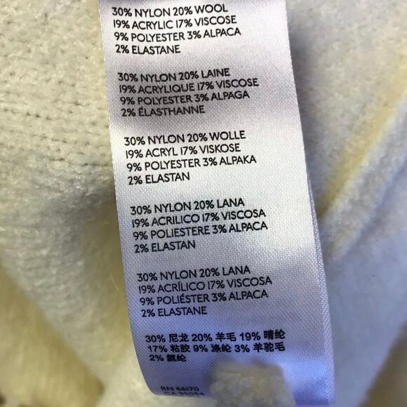 Anthropologie Joy Fringed V-Neck Sweater Size S - Picture 6 of 7